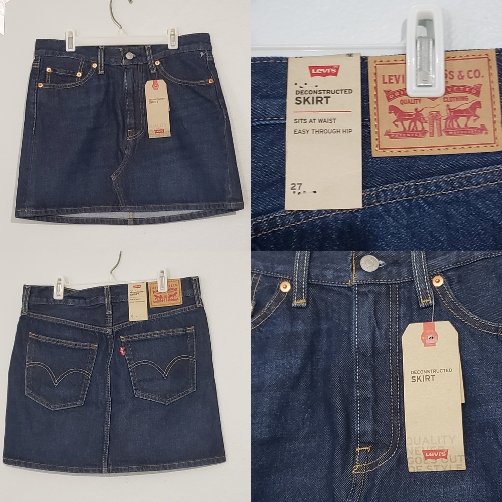 Levi's Deconstructed Jean skirt Size 27